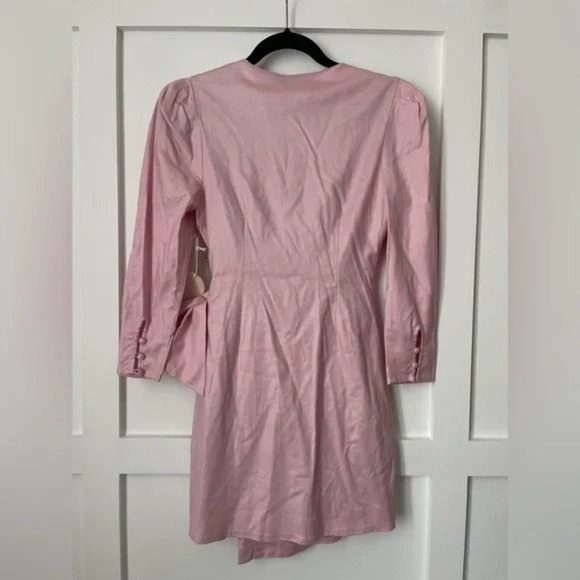 NWT Camila Coelho Alejo Mini Dress in Pink Lemonade - Picture 5 of 9